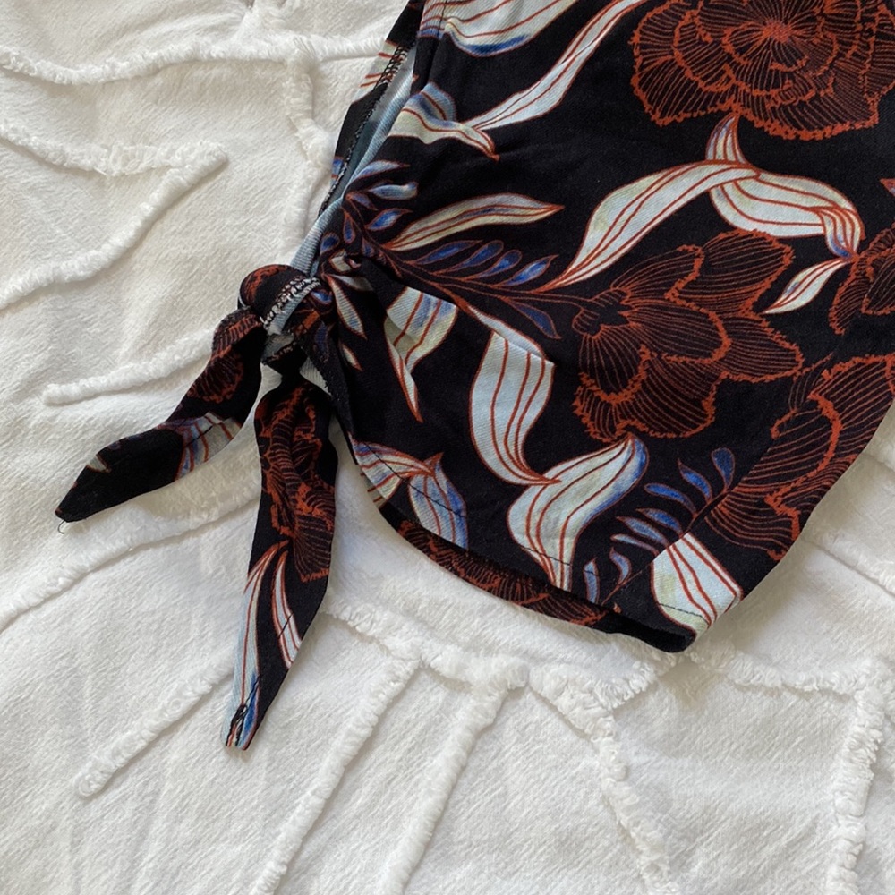 Ecru High Rise Pattern Pant Xs - image 3